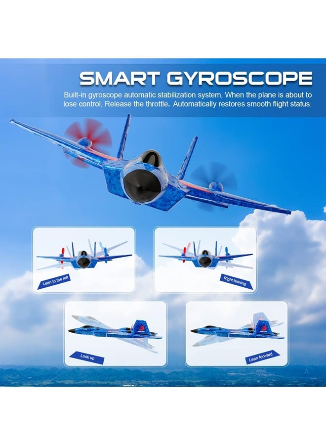 Beauenty F22 RC Airplane Fighter Ready to Fly, 2.4Ghz 2 Channel Remote Control Plane, RC Airplanes Toy for Boys Girls Kids Beginners - Image 4